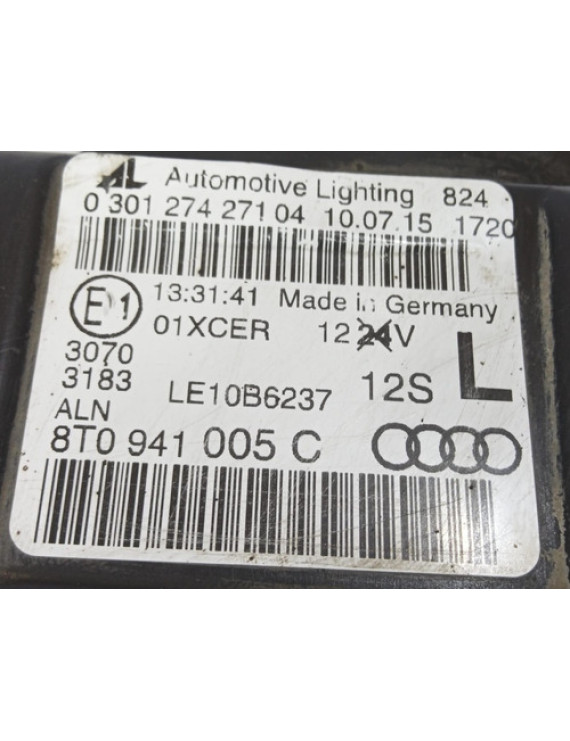 Farol Esquerdo Audi A5 2012 2013 2014 2015 / Detalhe Esquerdo/motorista