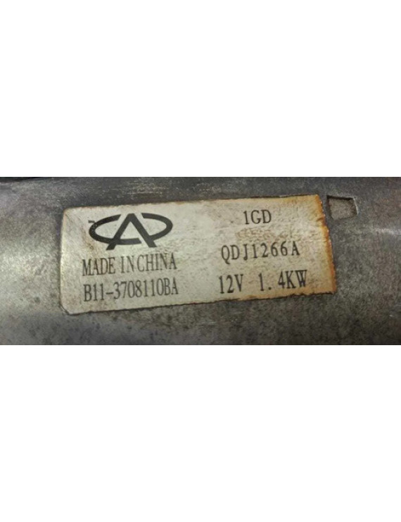 Motor Arranque Partida Chery Cielo 1.6 2010 - 2015