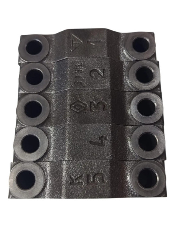 Kit Mancal Virabrequim Sandero 1.0 2007 - 2013 Cinza-escuro