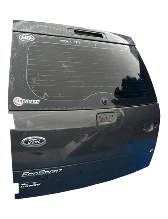 Tampa Traseira Ecosport 2004 A 2012 Detalhes Preto