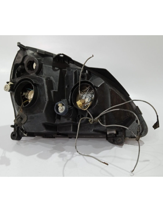 Farol Esquerdo Renault Clio 2004 2005 2006 Mascara Negra