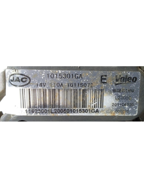 Alternador Jac J6 2.0 16v 2010 2011 2012 2013 2014