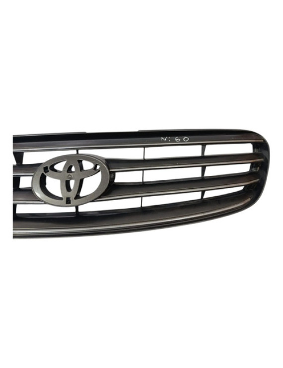 Grade Frontal Superior Corolla 2003 - 2008 Detalhe Preto Prateado