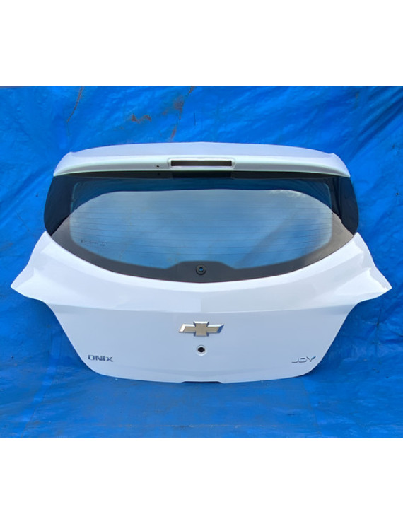 Tampa Traseira Gm Onix Hatch 2013 - 2019 Branco