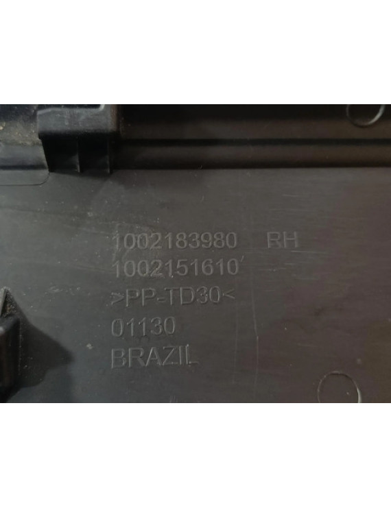 Friso Porta Dianteira Direita Fiat Toro 2016 - 2021 Preto