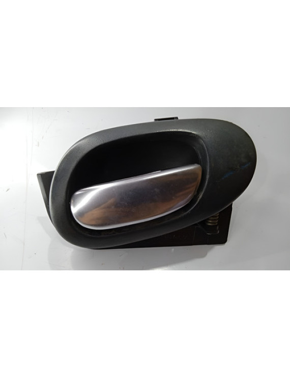 Maçaneta Interna Dianteira Direito Peugeot 207 2005 - 2013 Preto