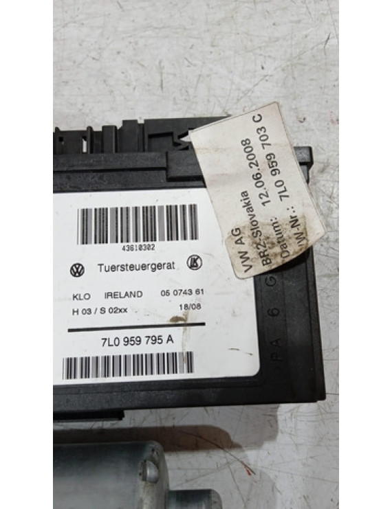 Motor Vidro Traseiro Esquerdo Porsche Cayenne 2003 - 2010  