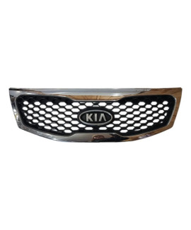 Grade Frontal Sorento 2010 2011 2012 2013 / Detalhe Preto Prateado