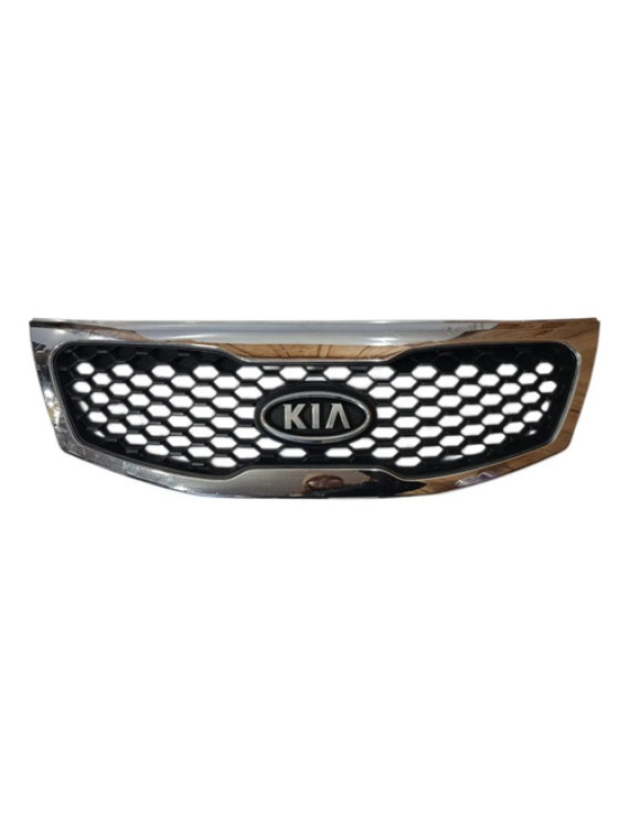 Grade Frontal Sorento 2010 2011 2012 2013 / Detalhe Preto Prateado