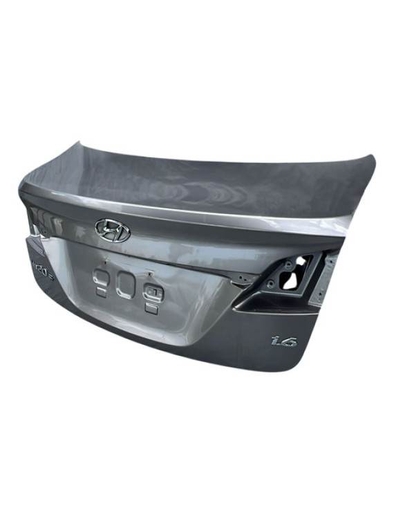 Tampa Traseira Hb20 Sedan 2013 A 2019 Detalhe Prateado