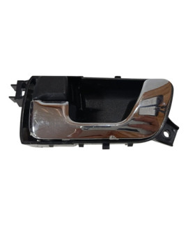 Maçaneta Interna Dianteira Esquerda Pajero Full 2008 - 2016 Preto Dianteira