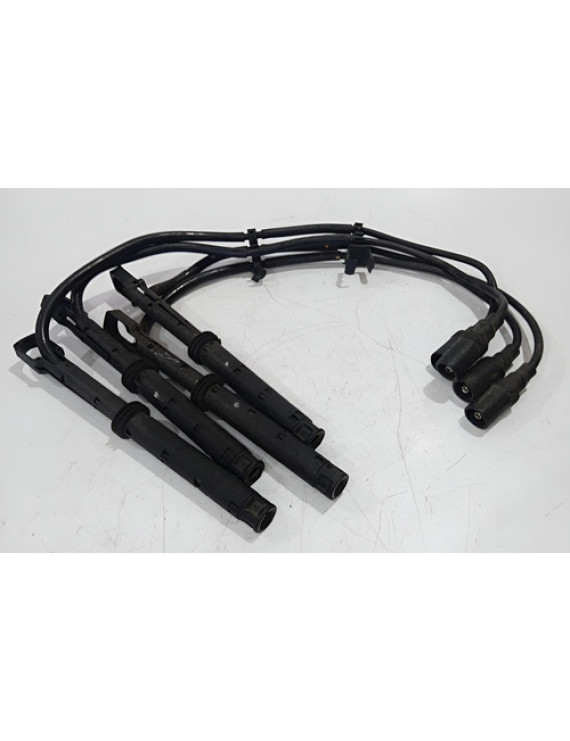 Kit Cabo De Velas Aspirado Audi A3 1.8 20v 1999 - 2006 Preto
