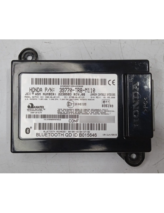 Módulo Central Bluetooth Civic 2012 - 2016 / 39770tr8m110