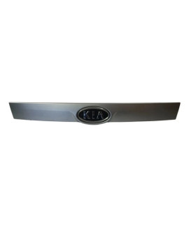 Moldura Aplique Tampa Traseira Kia Picanto 2008 - 2010 Preto