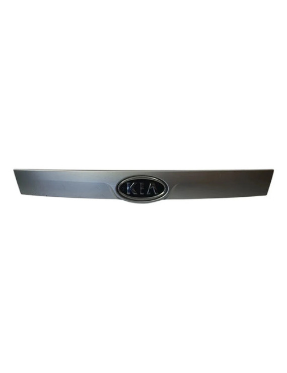 Moldura Aplique Tampa Traseira Kia Picanto 2008 - 2010 Preto