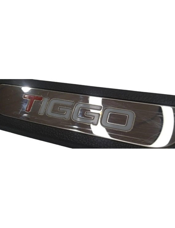 Soleira Traseira Esquerda Chery Tiggo 7 2020 2021 2022 Preto