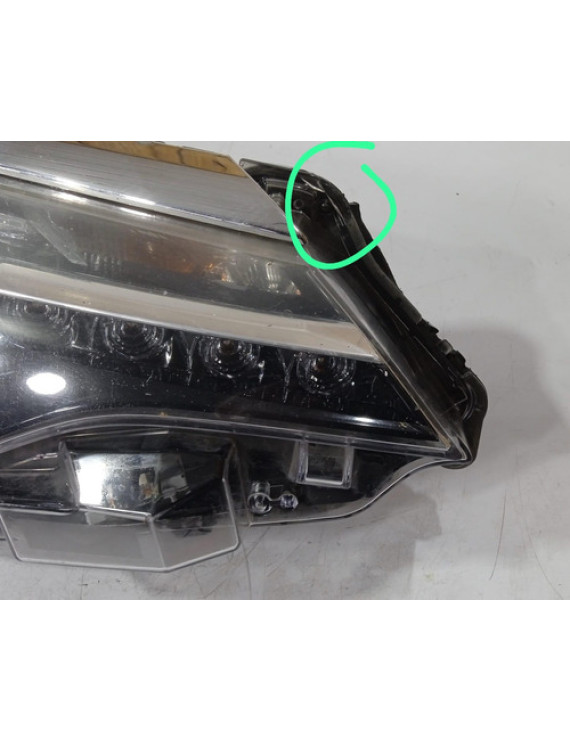 Farol Direito Led Corolla 2017 Detalhes Direito/passageiro