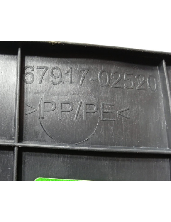 Soleira Porta Traseira Direita Corolla 2020 21 2022 23 2024 Preto