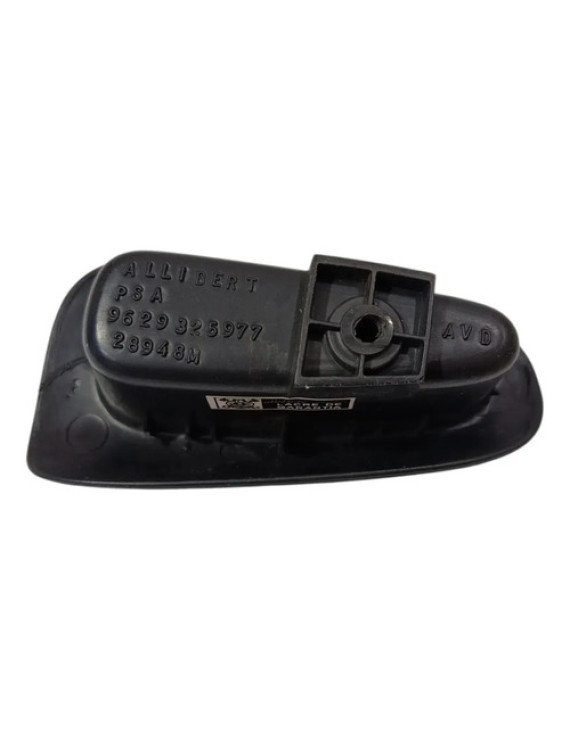 Puxador Porta Dianteira Esquerda Peugeot 207 2005 - 2011 Preto Dianteira