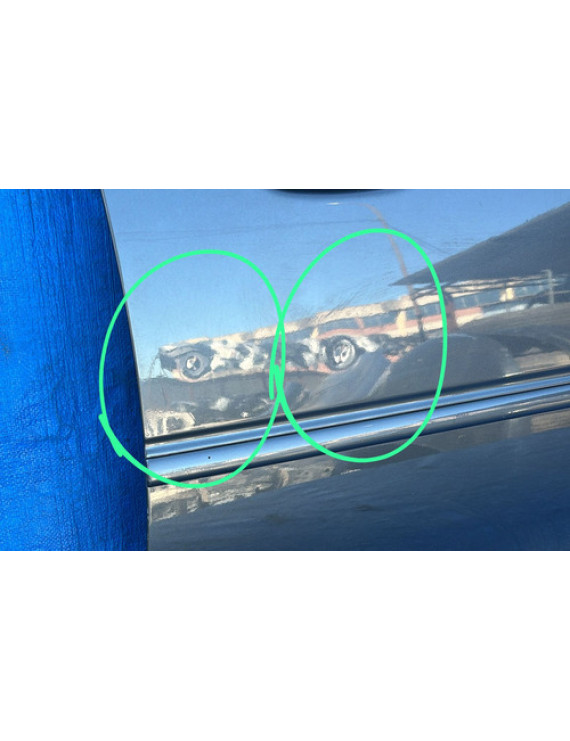 Porta Dianteira Direita Audi A3 1997 A 2005 Azul Direita Dianteira