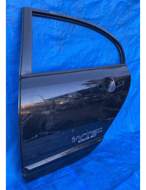 Porta Traseira Esquerda New Civic 2007 2008 2009 2010 2011 Traseira Esquerda Preto