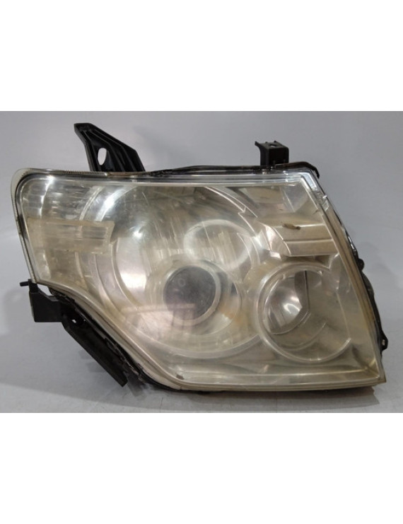 Farol Direito Pajero Full 2007 - 2015 / Avaria