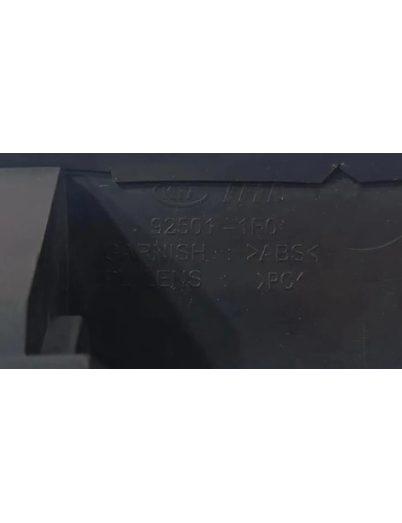 Friso Moldura Tampa Traseira Kia Sportage 2007 - 2010 Preto