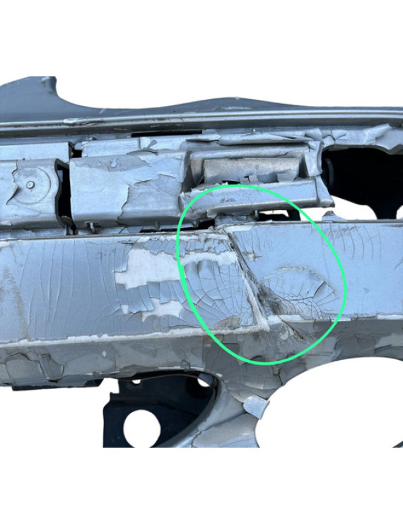 Parachoque Dianteiro Mercedes C200 C320 2000 A 2007 Detalhes Prateado