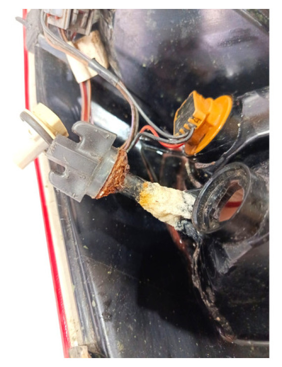 Lanterna Direita Chrysler 300c 2005 2006 2007 Direito/passageiro Vermelho