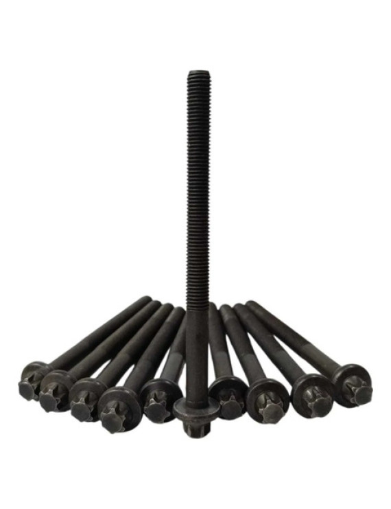 Kit Parafuso Cabeçote Peugeot 307 2.0 2005 - 2010 Preto