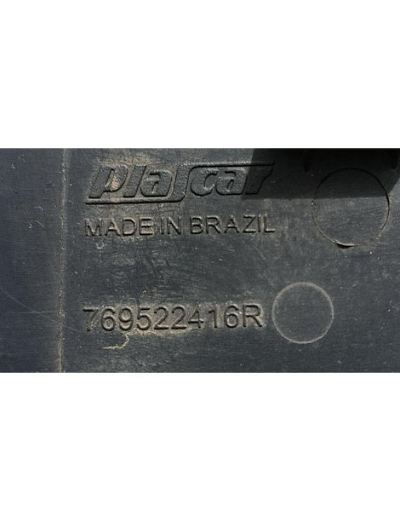 Friso Moldura Soleira Esquerda Duster Oroch 2017 - 2019 Preto