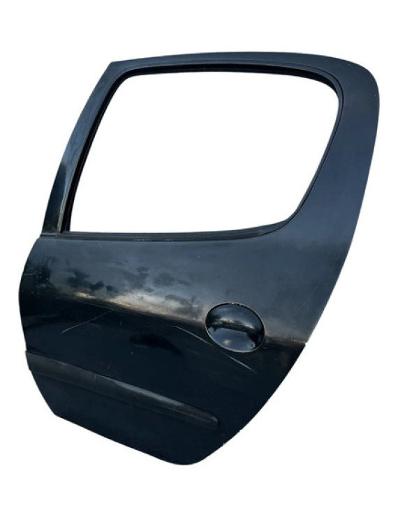 Porta Traseira Esquerda Peugeot 206 207 2001 - 2012 Traseira Esquerda Preto