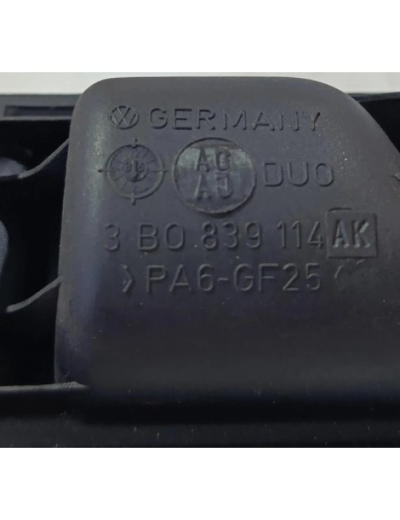 Maçaneta Interna Traseira Direita Passat Variant 1998 - 2000 Preto Traseira