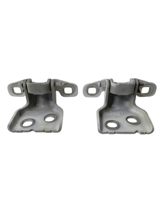 Par Dobradiça Porta Diant Esquerda Duster Oroch 2017 - 2021