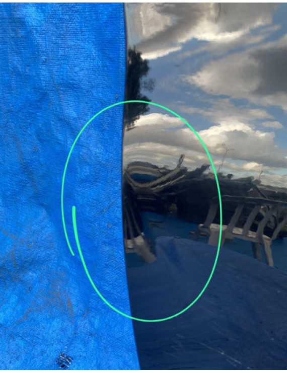 Porta Dianteira Esquerda Lifan 530 2014 2015 2016 Detalhe