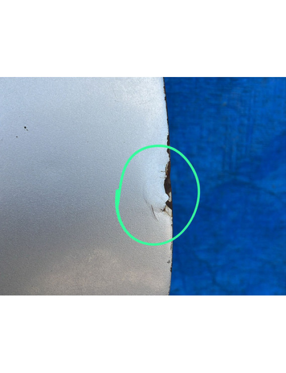 Porta Traseira Esquerda Pt Cruiser 2001 A 2010 Detalhe Esquerda Prateado