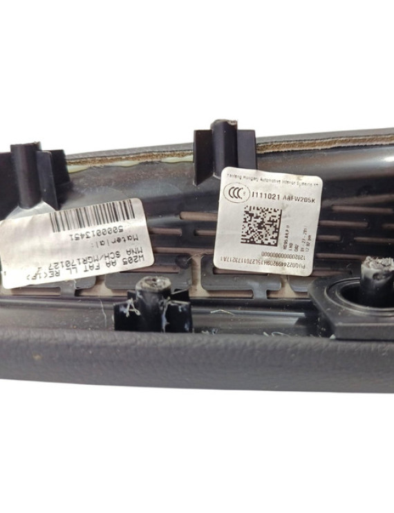 Moldura Puxador Porta Dianteira Direita Mercedes C300 2018 Preto Dianteira