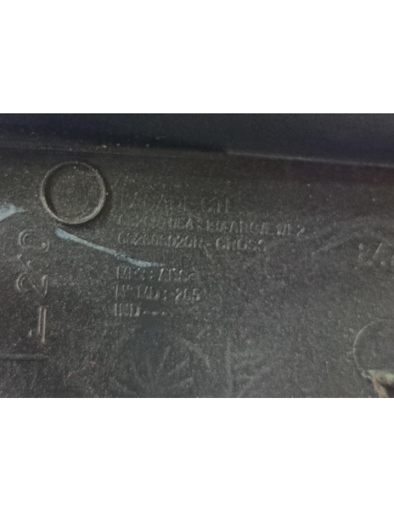 Moldura Painel Central Multimídia Sandero 2011 2012 Preto