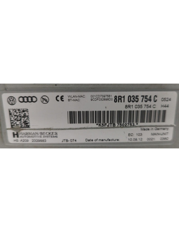 Módulo Amplificador Audi Q3 2013 2014 2015 / 8r1035754c