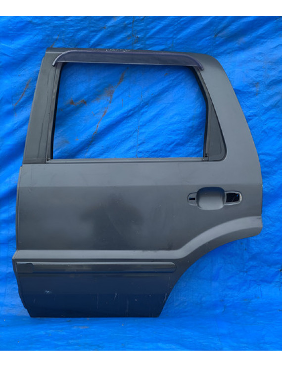 Porta Traseira  Esquerda Ford Ecosport 2003 A 2012 Dianteira Esquerda Preto