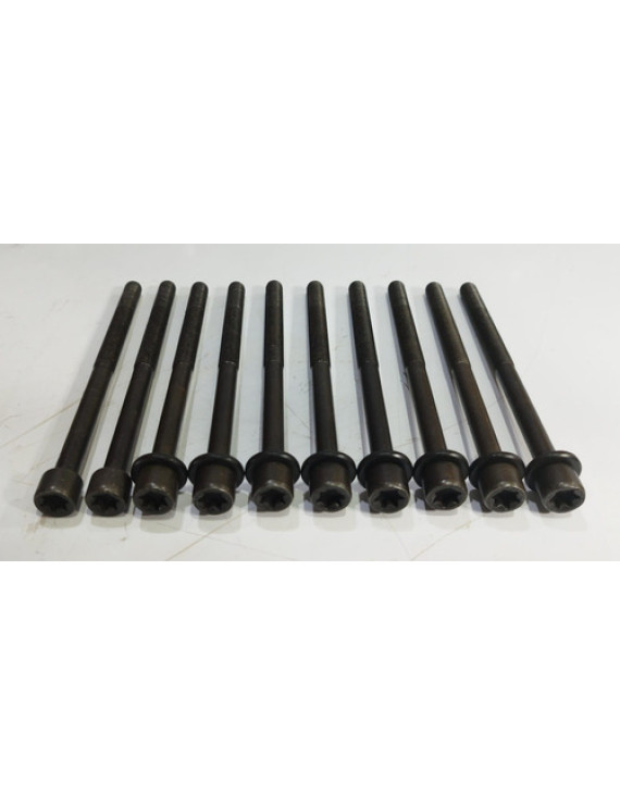 Kit De Parafuso Do Cabeçote Compass 2.0 Flex 2018 2019 2020 Preto