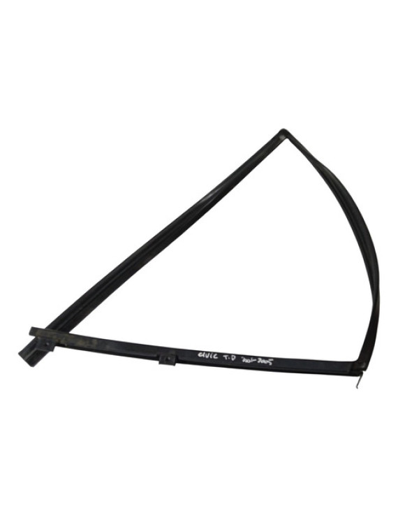 Canaleta Moldura Vidro Traseiro Direito Civic 2001 - 2005 Preto