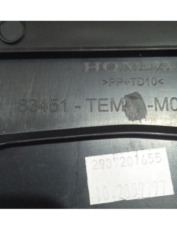 Acabamento Traseiro Console Honda Civic 2.0 2019
