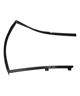 Canaleta Moldura Vidro Traseiro Direito Civic 2001 - 2005 Preto