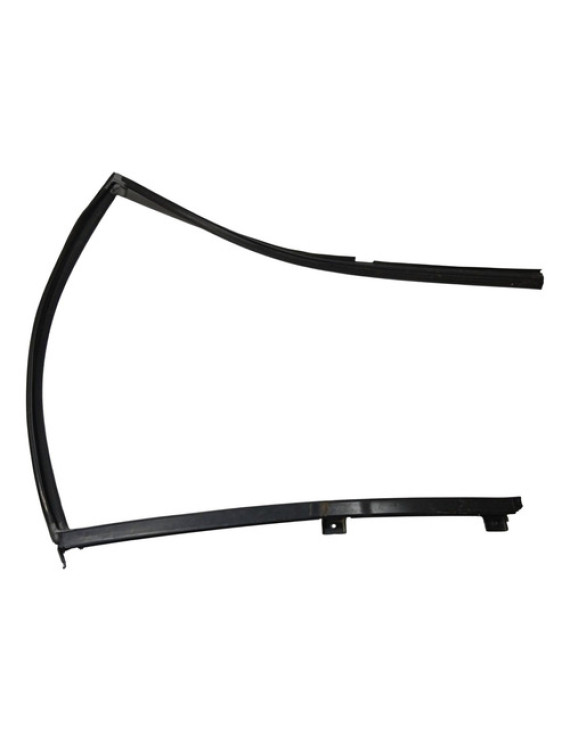 Canaleta Moldura Vidro Traseiro Direito Civic 2001 - 2005 Preto