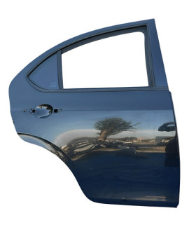 Porta Traseira Direita Jac J3 Hatch 2010 A 2014 Preto