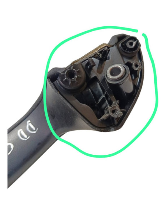 Moldura Puxador Porta Dianteira Direita Mercedes C300 2018 Preto Dianteira