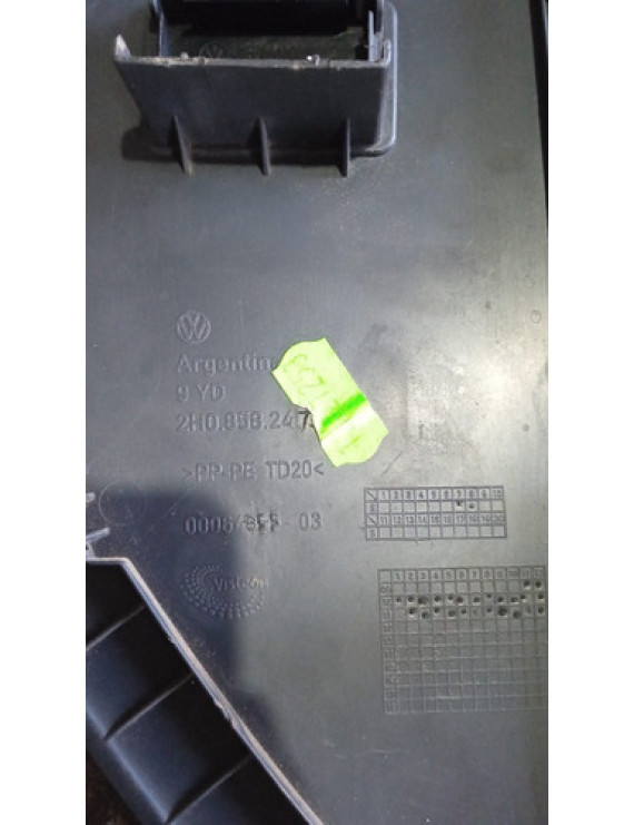 Acabamento Painel Esquerdo Vw Amarok 2012 2h0858247