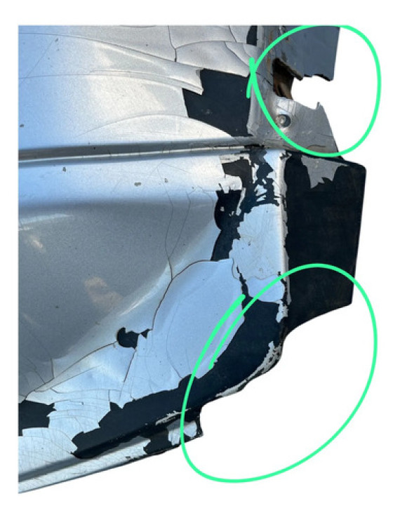 Parachoque Dianteiro Pajero Full 2008 A 2015 / Detalhes Azul-claro