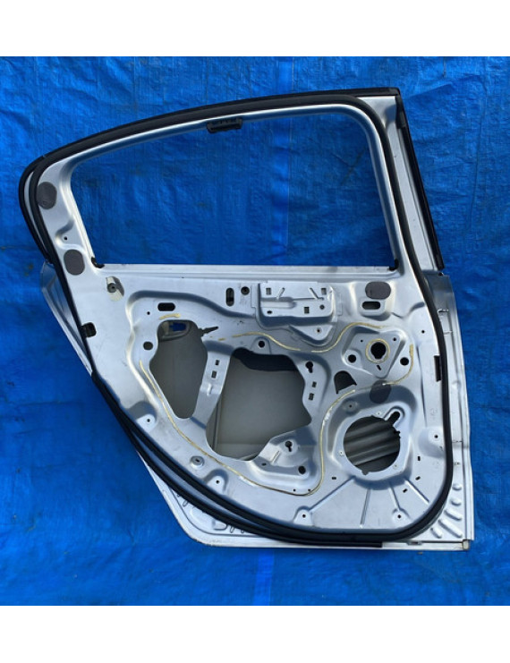 Porta Traseira Esquerda Peugeot 508 2012 2013 2014 2015 Traseira Esquerda Prateado